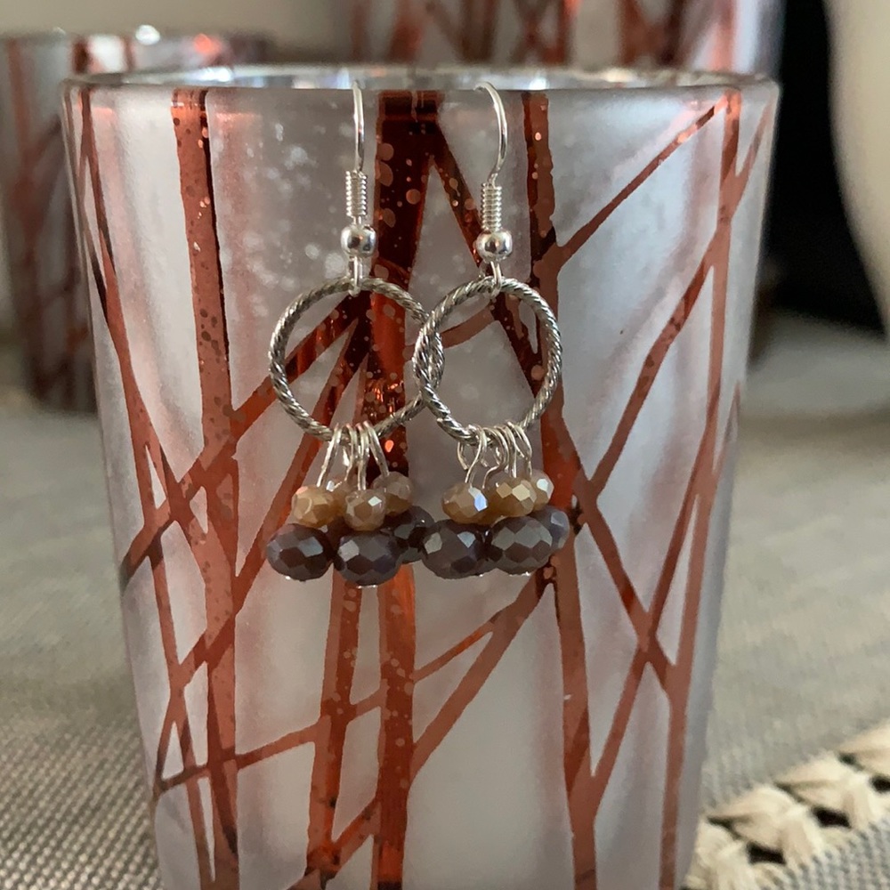 Handmade Cluster Earrings